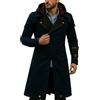 e Genius Assassin's Creed Unity Arno Dorian Victor con cappuccio staccabile Costume Cosplay Blu Denim Mantello Trench Coat, Trench Denim Blu, 3XL