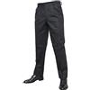 shop casillo Pantalone Uomo Classico Flanella Due Pence 46 48 50 52 54 56 58 60 (Antracite, 52)