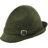Melegari Faustmann Cappello Tirolese Almhut | Cappello alpeggio da Pastore | Cappello Alpino | Uomo Donna | Estate/Inverno (Verde, L (58))
