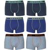 Navigare 6 Slip o Boxer Uomo Underwear Mutanda Intimo Elasticizzato Elastico Esterno Varie Fantasie (m, 21047Z)