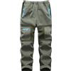 Mnking Pantaloni Trekking Sci Neve Bambino Impermeabili Pile