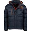 Geographical Norway Giacca trapuntata invernale da uomo - Giubbotto imbottito caldo - Giacca outdoor per inverno/autunno in bundle con UD Beanie
