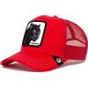Goorin Bros. Trucker - Cappellino modello "The Panther", colore: rosso, Colore: rosso, Taglia unica