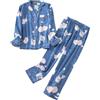 Uwdiohq Da Donna in Flanella, Set di Pantaloni Cotone Spazzolato con Bottoni, Taglia S XL, Abbigliamento Notte, Caldo E Accogliente, Invernale Pigiamini Bambine (Purple, XXXL) Pigiama Corto