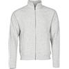 Fruit of the Loom, felpa da uomo Premium, con zip intera, 70% poliestere/30% cotone Heather Grey XXL-Petto 119 cm/ 124 cm