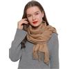 DonDon Sciarpa Donna Invernale Sciarpa Inverno Scialle Stola morbida e calda 185 x 65 cm