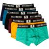 Dirk Bikkembergs Boxer Uomo Bikkembergs Confezione 6 Capi Elastico a Vista Parigamba Cotone Elasticizzato Articolo: BKK42UTR17SX, MIXCOLOR Mix Color, S - EU S - US XS - FR 2