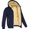 Generico Cappotto Lana Uomo Invernale Felpa con Zip Bambino 6 Anni Tuta Ginnastica Uomo Invernale Giacca Militare Uomo Felpa Smanicata Uomo Cerniera Felpa Felpa Uomo Bianca Felpa Blu Chiaro