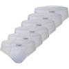 Liabel Slip Uomo in 100% Cotone Filo di Scozia, Art. 620, Pacco da 6, Bianco L