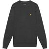 Lyle & Scott Baumwoll-Merino-Pullover mit Rundhalsausschnitt Maglione Lavorato a Maglia Uomo (Pacco da 1)