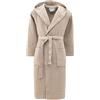 Generico Accappatoio Leggero a Nido d'Ape 100% Cotone, Uomo Donna con Cappuccio Tasche e Cintura - Lavabile in Lavatrice - Comodo da Viaggio Diverse Taglie e Colori