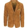 Evoga Giacca Uomo Sartoriale in Velluto Slim Fit Blazer Invernale Elegante Casual