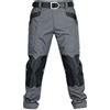 TOFOTL Tattica Pantaloni Cargo Jeans Uomo Tuta Pantaloni Casual Calcio Tuta Felpata Lunga Bomberino da Corsa Palestra Cargo Uomo Invernali Abbigliamento Militare Grigio L