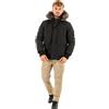 Superdry EVEREST HOODED PUFFER BOMBER, giacca Uomo, Jet Black,