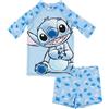 United Labels Disney Lilo & Stitch Costume 2 Pezzi UV 30 per Bambina, Blu, 98/104, Maglietta + Pantaloncini