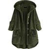 Cocila Giacca Safari Invernale Donna Curvy Con Cappuccio - Trench Similpelle, Felpa, Giubbotto Blauer, Maglia - Black Friday Amazon Outlet Offerte Lampo