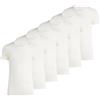 Liabel Canotta T-Shirt Uomo 100% Cotone Athena, Multipack da 3 e 6 pz, Certificato Oeko-Tex, Fresca e Traspirante (T-Shirt Bianco 6 Pezzi, S)
