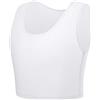 GCTBL Donne Transgender Tomboy FTM Traspirante Mezzo Petto Binder (W, XL)