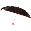 Camomilla Milano Mini Ombrello Pieghevole, Ombrellino con Fiocco, Colore Nero