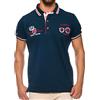 CARISMA Polo da uomo a maniche corte 100% cotone - Polo da uomo con ricamo -