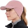 GADIEMKENSD Women's Winter Reflective Fleece Ponytail Hat with Drop Down Ear Warmer for Outdoor Activity cap