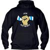 Vestin Felpa con Cappuccio Bambino Ragazzo Basic Top qualità Top vestibilità - Lazio Ultras - novità Fashion Divertenti Humor Youtuber New Bambina Made in Italy (7-8, Nero)
