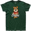 3styler T-Shirt Uomo Bubu 1 - L'amico dell'orso Yoghi - Boboo Bear - Yellowstone Park - Linea Classic - 100% Cotone 185 gr/mq (L, Verde)