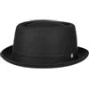 LIERYS Panno Wool Porkpie Cappello Feltro Donna Uomo Termoregolante Made in Italy Autunno Primavera Fedora