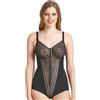Anita 3555-001 Comfort Fiore Donna Body Non Imbottito Senza Ferretto Controllo Rigido/Medio Nero 7C