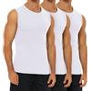 FALARY Canottiere Uomo Sportiva Canottiera Palestra Cotone Pacco da 3 Bianco 5XL
