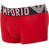 Emporio Armani Stretch Cotton Megalogo Trunk, Boxer Uomo, Rosso (Red), S