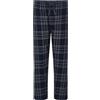 El Búho Nocturno Pantaloni Pigiama Uomo Lungo - 100% Cotone Flanella Invernale Caldo o Popeline Traspirante - Tasche Vita Elastica Coulisse Patta Bottoni