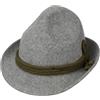 LIPODO Tricorno Feltro di Lana Cappello Classico Tirolese Alpino Uomo Made in Italy Idrorepellente Estate/Inverno