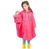 Wetry Mantella Pioggia Bambina con Cappuccio Bambino Impermeabile Abbigliamento Antipioggia Pieghevole per Unisex 1-2 anni/75-90cm