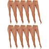 sesto senso 10 Paia Collant Trasparenti Donna 8 Den Invisible Pantyhose 3 M Vision