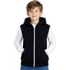 A2Z 4 Kids Gilet Con Cappuccio Giacca Tessuto Senza Maniche Con Cerniera Cappotto Nuovo Moda Casual Ragazze Ragazzi Età 5-13 Anni