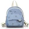 Energather Piccolo zaino in velluto a coste, piccolo zaino da donna per donne e ragazze, grazioso mini zaino con cinturino regolabile per shopping, appuntamenti, viaggi, Blu, S