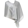 CYZLANN Sciarpe da donna, 100 % seta, sciarpe lunghe e leggere per donne, grigio., Taglia unica