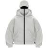 HotYou Felpa con Cappuccio e Balaclava Uomo Heavyweight, Felpa con Cappuccio a Colore Unito Oversize con Tasca Canguro