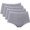 Sloggi Basic+ Maxi 4p, Slip Donna, Multicolore (Grey Combination), 46