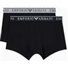 Emporio Armani Boxer da Uomo Endurance, Confezione da 2, Nero, L, Nero, L