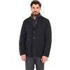 Ciabalù Giubbotto Uomo Invernale Elegante Giacca Tecnica Imbottita Con Pettorina In Tessuto (XL, Blu)