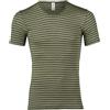 Engel Natur, maglietta da uomo in lana merino, 70% lana (kbT), 30% seta, Oliva / naturale, 58 IT/60 IT