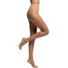 POMPEA 6 Paia Collant Donna Vani 20 den. Polvere Dorata 1/2 S