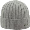 Melegari Berretto Cuffia Beanie Trento | 100% Cashmere | Made in Italy | Unisex (Grigio Medio)