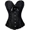 Kelvry Donna Burlesque Bustier Corsetto Corsetti da sposa sexy + perizoma