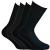 Fontana Calze, 8 paia di calze CORTE in puro cotone Filo di Scozia elasticizzate, confortevoli e rinforzate su punta e tallone. Prodotto Italiano. ASSORTITO - TG 42-44