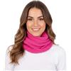 Marenza Scaldacollo Misto Cashmere Uomo Donna Made In Italy Sciarpa Anello Cappellino Cachemire Invernale Unisex Lana Merino Nero Grigio Bianco Beige Scialle Calda Taglia Unica Pashmina Coprispalle (Fucsia)