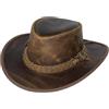 Black Jungle Bulat - Cappello in Pelle, Stile Western, Australiano, da Cowboy