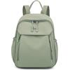 YANAIER YANAER - Mini zaino da donna, piccolo, leggero, carino, elegante, per università, casual, lavoro, viaggi, feste, Verde chiaro., Zaini Daypack